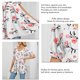 thumbnail image 5 of Top con cuello en V Zhivalor para mujer mangas abullonadas Tipo 6 S, 5 of 6