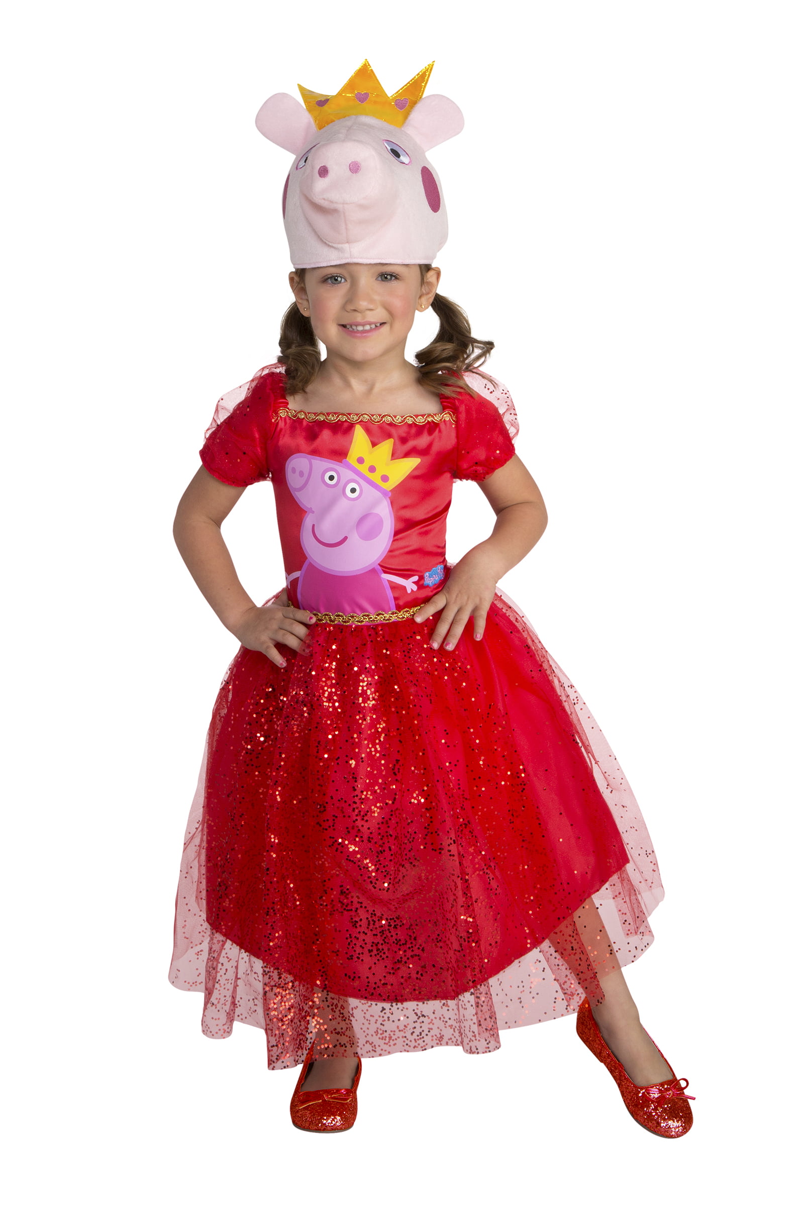 Peppa Pig Princess Tutu Costume Dress 1896 Size 3T-4T - Walmart.com ...