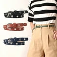 thumbnail image 2 of Ceinture de Taille Ajustable à la Mode en Similicuir à Multiples Trous Ceintures pour Femmes pour Jeans, 2 of 10