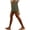 Army Green women elastic waist shorts a1, variant on Cagogo Womens Elastic Waist Flowy Shorts Casual Loose Boho Beach Vacation Shorts Solid Summer Travel Denim Style Lounge Pants for Women, White S