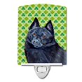thumbnail image 1 of Carolines Treasures LH9204CNL Schipperke St. Patricks Day Shamrock Portrait Ceramic Night Light, 1 of 1