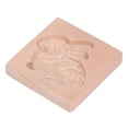 thumbnail image 1 of Molde para galletas, molde de madera para galletas, molde para galletas de madera de haya, molde para sellos de prensa para galletas, diseño aerodinámico, 1 of 8