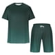 thumbnail image 3 of Mens Pantalones Casuales Cuello Redondo Impresión de Manga Corta Blusa Y Pantalones Cortos Traje, Pantalones de Traje para Hombres, 3 of 5