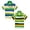 Green & Light Green, variant on 2-Pack Toddler Boys Short Sleeve Striped Polo Shirts Kids Summer Lapel Breathable Color Block Tops Fashion Tees
