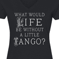 thumbnail image 4 of Inktastic Ballroom Dancing Tango Dancer Women's V-Neck T-Shirt, 4 of 5