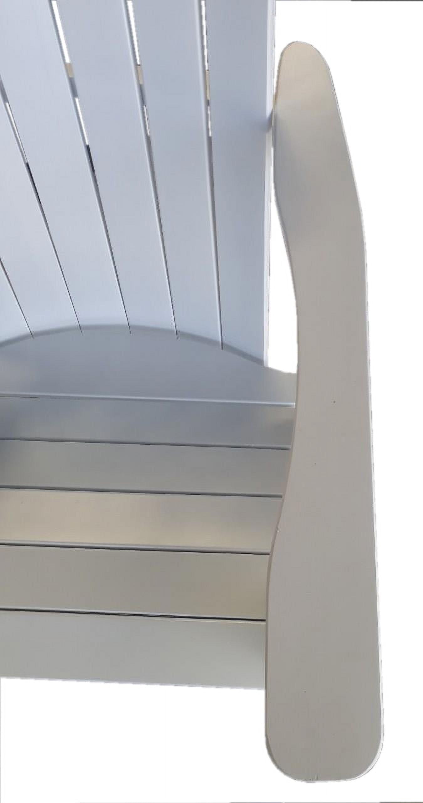 (2 pack) Mainstays Wood Outdoor Adirondack Chair, White