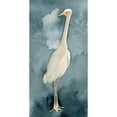 thumbnail image 3 of Caroline, Emma 14x24 Black Modern Framed Museum Art Print Titled - Simple Egret II, 3 of 5