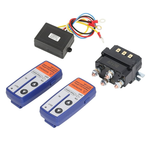 12V 250A Winch Relay Kit with Remote Controller Contactor Switch for Industrial Vehicle