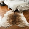 thumbnail image 6 of Arogan Faux Cowhide Area Rug Super Soft Mat Carpet Cow Print Rugs for Bedroom Living Room, 5.2'x6.2',Yellow, 6 of 6