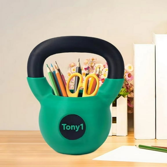 1 x Kettlebell Pen Holder-Grey