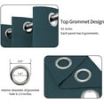 thumbnail image 5 of Easy-Going Thermal Insulated Blackout Curtains for Bedroom, Set of 2 Panels, Bluestone, 42 x 63 inch, 5 of 7