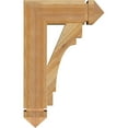 thumbnail image 3 of Ekena Millwork 4"W x 14"D x 22"H Merced Arts & Crafts Rough Sawn Bracket, Western Red Cedar, 3 of 4