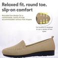 thumbnail image 4 of CHICVOMEY Breathable Knit Flats for Women Dress Shoes Comfortable Slip-on Flats Causal & Walking, 4 of 7