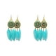 thumbnail image 2 of Qarigey Pendientes bohemios de 2 piezas, colgante de gotas para las orejas con borlas delicadas, accesorios huecos para mujer, regalo creativo, 2 of 6