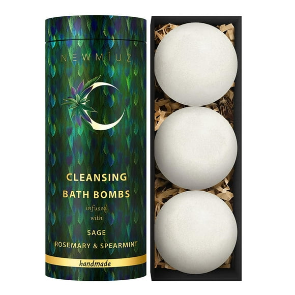 Bombas de baño New Miuz Sage Rosemary Spearmint 300 ml x3