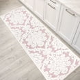 thumbnail image 2 of My Texas House Charlotte 1'11" X 7'6" Natural Pink Floral Runner Rug, 2 of 8