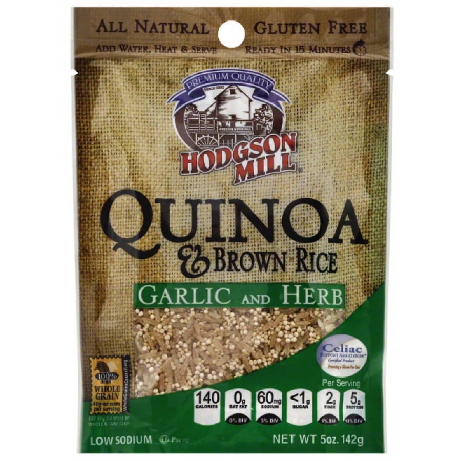 Hodgson Mill Garlic and Herb Quinoa & Brown Rice, 5 oz (Pack of 6