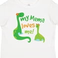 thumbnail image 4 of Inktastic My Mema Loves Me Grandson Dinosaur Boys Toddler T-Shirt, 4 of 5