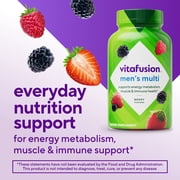 vitafusion Adult Multivitamin Gummies for Mens Health, Berry Flavored Daily Supplement, 150 Count