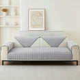 thumbnail image 6 of SHANNA Soft Flannel Sofa Covers Sectional Couch Covers, Anti-Slip Sofa Slipcover for Pets Kids - Velvet Furniture Protector 1 2 3 Seater L Shape Sectional Couch Covers, 6 of 9