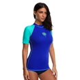 thumbnail image 5 of Charmo Rashguard for Woman Plus Size Short Sleeve Swimsuit Athletic Swimwear Swim Tee Rash Guard Top, 5 of 5