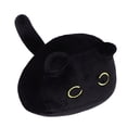 thumbnail image 4 of Almohadas de felpa de gato negro, juguete negro, lindos ojos grandes, decoración para el hogar súper suave, muñeco de animales de peluche de gato, 4 of 5