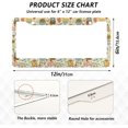 thumbnail image 3 of Coolnut 2pcs Cute Owl and Bird License Plate Frame for Car Accessories Rustproof License Plate Cover with Screws for US Vehicles 12x6 Inch（636） Home Decor, 3 of 7