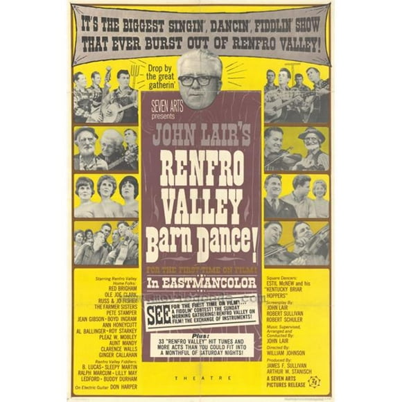 Posterazzi MOVAH5269 Renfro Valley Barn Dance Movie Poster - 27 x 40 in.
