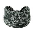 thumbnail image 4 of Diadema ancha para mujer, estilo bohemio, que absorbe el sudor, suave, de secado rápido, con nudo Estilo A, 4 of 8