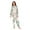 Retro Pink Flowers Pattern, variant on 1 Piece Adult Onesie Pajamas Cozy & Loose-Fit Sleepsuit Loungewear with Pockets Light Pink Daisies X-Small