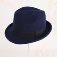 thumbnail image 1 of Gorro de lana para mujer, gorro pequeño de invierno, cálido, para exteriores, estilo jazz, cómodo, multicolor, sencillo, 1 of 6