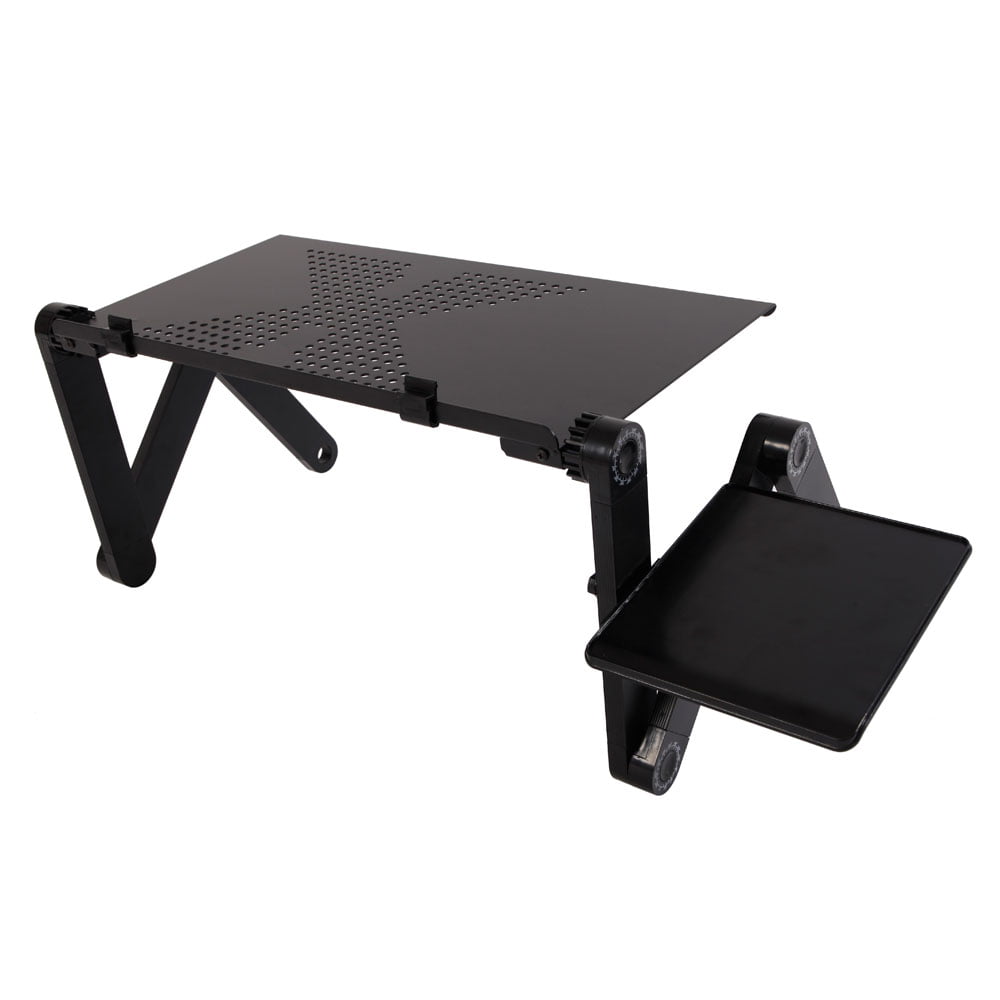Details about   48 x 26cm Bed Table Portable Home Use Assembled Adjustable Laptop Folding Table 
