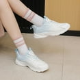 thumbnail image 4 of Stepedia Womens Running Shoes Lightweight Walking Tennis Shoes Non Slip Fashion Sneakers， White Blue 5.5, 4 of 7