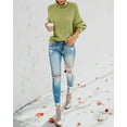 thumbnail image 7 of Sherrylily Fall Women Turtleneck Sweaters Batwing Pullover Winter Loose Knit Jumper, 7 of 7