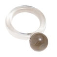 thumbnail image 2 of SPRING PARK Women Ring Transparent Fake Crystal Ball Jewelry All Match Round Ring for Dating, 2 of 8