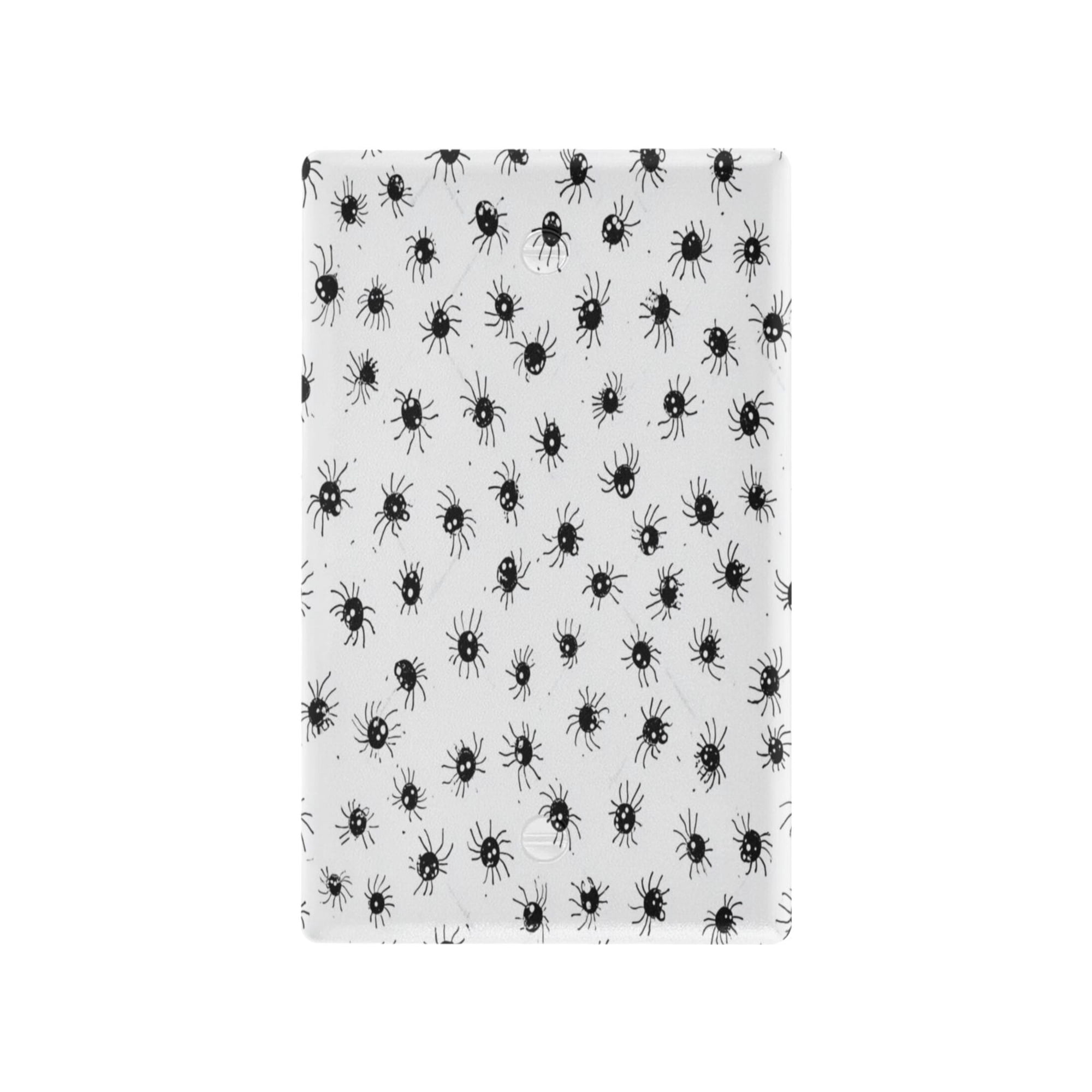 IAUYY Retardant PC Material Unused Outlet Cover Switch Plate Covers Easy DIY Installation with Screws Light Switch Cover Plate Covered in Tiny Cartoon Characters