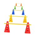 thumbnail image 3 of Mornei Adjustable Obstacle Training Set Interactive for Running Pet Exercise Sports 5Pcs, 3 of 8