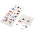 thumbnail image 3 of 6 Sheets Rhinestone Star Face Stickers DIY Rhinestone Eye Stickers for Women, 3 of 7