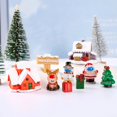 thumbnail image 2 of Decoraciones navideñas con nuevos modelos con máscaras, micropaisaje de Papá Noel, adornos de paisajismo, escena de nieve, 2 of 4