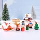 thumbnail image 2 of Decoraciones navideñas con nuevos modelos con máscaras, micropaisaje de Papá Noel, adornos de paisajismo, escena de nieve, 2 of 4