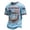 Blue, variant on Hsovts Mens US Flag Twin Towers T‑Shirt 9/11 25Th Anniversary Patriot Day Full Graphic Print Crew Neck Short Sleeve Summer Daily Tops Pink 3xL