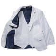 thumbnail image 3 of London Fog Boy's L27000-1 3 Piece Formal Tuxedo-White - 12, 3 of 5