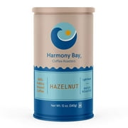Harmony Bay Ground Coffee, Hazelnut Creme 12oz (Pack of 6)