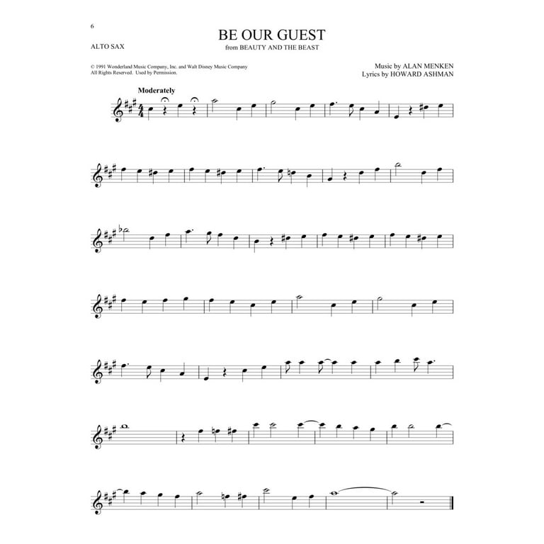 Beauty and the 2024 beast alto sax
