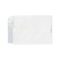 LUXPaper 9 1/2 x 12 1/2 Tyvek Open End Envelopes w/Peel & Press, White, 50/Pack