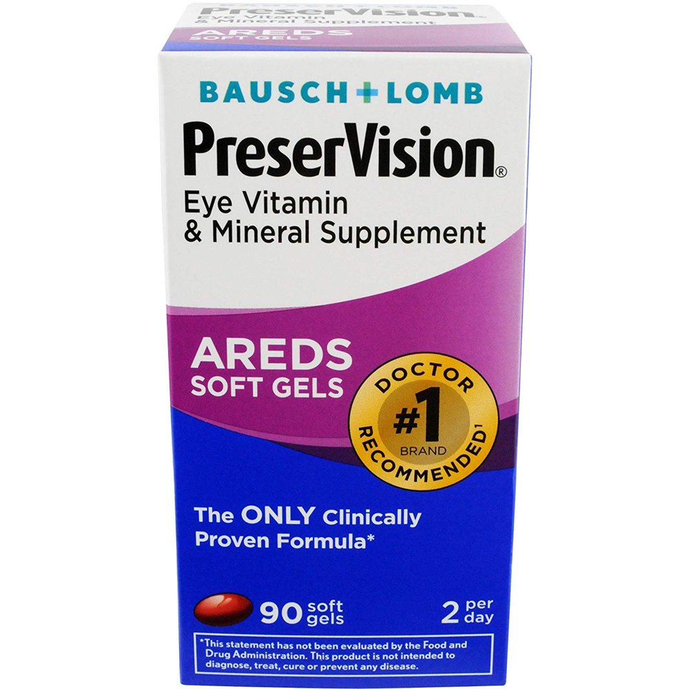 Bausch & Lomb Eye Vitamin & Mineral Supplement, 90 ea
