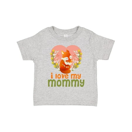 

Inktastic I Love My Mommy Gift Toddler Boy or Toddler Girl T-Shirt