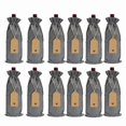 thumbnail image 3 of 1 Set/12pcs Wine Bags Universal Protective Imitation Linen Widely Applied Bottle Wraps For Partylinen, 3 of 5