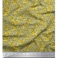 thumbnail image 1 of Soimoi Silk Fabric Leopard Animal Fabric Prints by Yard 42 Inch Wide, 1 of 3