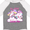 thumbnail image 4 of Inktastic My Mimi Loves Me Unicorn Girls Long Sleeve Baby Bodysuit, 4 of 5